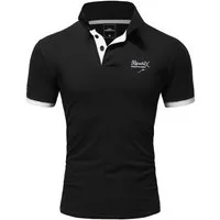 REPUBLIX Poloshirt MATEO Herren Basic Kurzarm Kontrast Polo Hemd