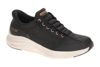 Skechers 150413 BKRG Damen Slip-On Schuhe Schwarz/Rosegold Vapor Foam Ultra L...