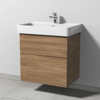 Sanipa 3way Waschtischunterbau zu Laufen Pro S Waschtisch mit 2 Auszügen, Eiche-Kansas SM76759