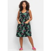 Sheego Strandkleid Sommerkleid Ärmellos