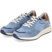 bugatti Bugatti 333AX8021469-4042 SMU Herren Leder & Textil blue Schnürschuh