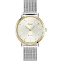 Lacoste Quarzuhr CROCORIGIN 2001472, Armbanduhr, Damenuhr, Edelstahlarmband, analog, Glassteine