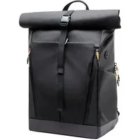Inateck Laptoprucksack RollTop Herren Damen 25-30L, Spritzwassergeschützt Schulrucksack, mit 17 Zoll Laptopfach