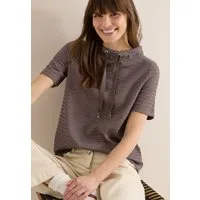 CECIL Kurzarmshirt in Two-Tone-Optik