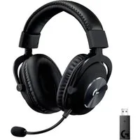 Logitech Wireless LIGHTSPEED Gaming Headset - BLACK - USB EMEA 981-000907 Kopfhörer (Lautstärkeregelung, Mikrofon-Stummschaltung)