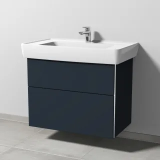 Sanipa 3way Waschtischunterbau zu Laufen Pro A Waschtisch mit 2 Auszügen, Marine-Matt BP7581R