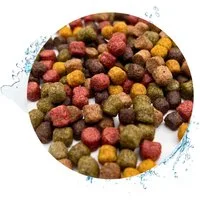 Warnick´s Tierfutterservice Koifutter 10-Sorten Mix mit Spirulina & Paprika 6mm, Alleinfuttermittel für: Fische, Koi, Zierfische, Teichfische