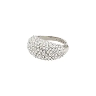 pilgrim - Kristall Ring - Focus silver - Gr. - OS