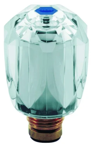 Grohe Oberteil 45951 mit Brillant Griff Markierung blau 1/2" chrom, 45951000 45951000