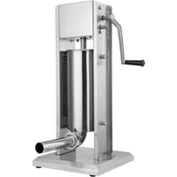 Zelsius Wurstfüllaufsatz Profi Wurstfüllmaschine, 5 Liter, silber, Edelstahl Wurstfüller