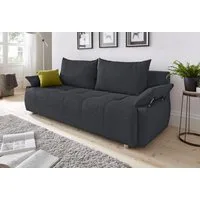 COLLECTION AB Schlafsofa Funtastic, B: 212 cm, Liegel. 145x187 cm, Bettfunktion, Bettkasten, Armteilverstellung & 1 Zierkissen, Federkern