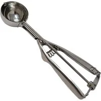 B&S Eisportionierer Edelstahl 22cm: Kugelformer für Eis & Desserts Ø 4.5cm