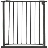relaxdays Türschutzgitter Treppenschutzgitter 75–100 cm (ohne Verlängerung), schwarz, 75 - 80 cm