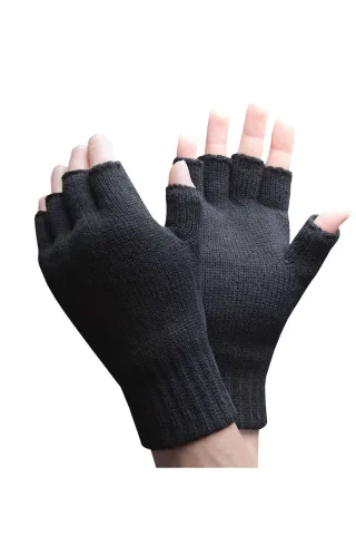 Herren Winter Warm 3.2 TOG Fleece gefüttert Isolierte Fingerlose Handschuhe