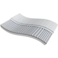 Kaltschaummatratze Rollmatratze, H3/H4 7-Zonen, Verwendung beider Seiten, Novilla, 12 cm hoch, hervorragende Atmungsaktivität, pflegeleichter Bezug