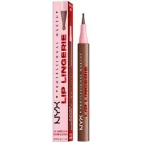 NYX PROFESSIONAL MAKEUP Lippenstift LIP LINGERIE LIP LINER STAIN, wisch- und wasserfesten Halt, mit präziser Filzkugelspitze
