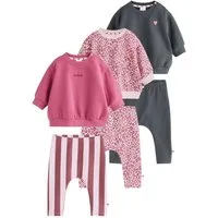 Next Top & Leggings Baby Sweatshirt und Leggings, 6-teiliges Set (6-tlg)