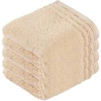 Vossen Gästehandtücher 4er Pack Gästetuch 30 x 50 cm Vienna Style Superso, Frottier (Spar-Set, 4-St)