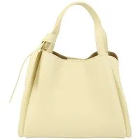 BRISE TASCHE Schultertasche Brise Echtleder Schultertasche in Beige – Mit Henkel & Crossbody Gurt (1-teilig, Tasche inkl. Schulterriemen), Abnehmbarer & verstellbarer Schulterriemen, Magnetverschluss