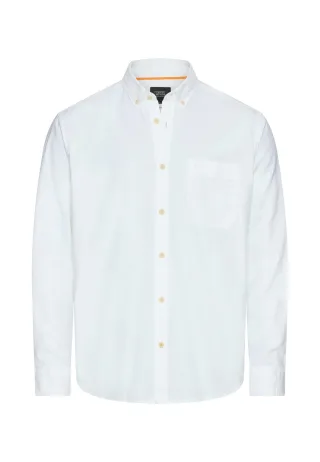 camel active - Oxford Hemd mit Button-Down-Kragen white - Gr. - 3XL