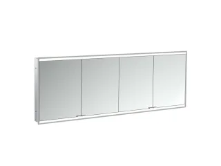 emco LED-Lichtspiegelschrank prime 2 Facelift Unterputz, 2000 mm, 4-türig, IP 20 Rückwand verspiegel 949706267