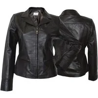 German Wear Lederjacke Trend 401J braun Damen Lederjacke Jacke aus Lamm Nappa Leder Braun