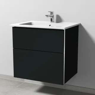 Sanipa 3way Keramik-Set Keramik-Waschtisch und Unterbau (BP322) BP3221V