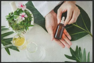 Fussmatte Apotheke 6340 | Größe: 90 cm x 90 cm