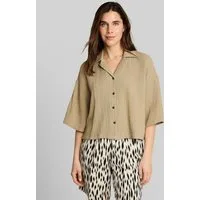 TOM TAILOR Langarmbluse Blusen & Shirts Oversize Musselin Bluse aus Baumwolle