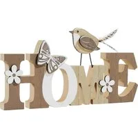 Wanddekoobjekt Deko-Schriftzug "Home", Schriftzug