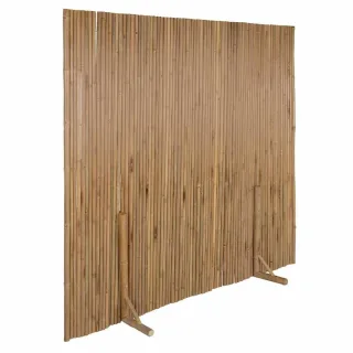 vidaXL Bambuszaun, Braun, Naturmaterialien, Rechteckig, 180x170 cm, Sonnen- & Sichtschutz, Sichtschutz Garten, Sichtschutzzäune
