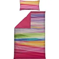 Erwin Müller Bettwäsche Bettwäsche, Mako-Satin, Mako-Satin Streifen/Grafik