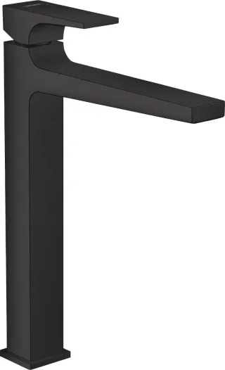 Hansgrohe Waschtischmischer 260 Metropol mattschwarz mit Push-Open Ablaufgarnitur, 32512670 32512670
