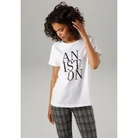 Aniston CASUAL T-Shirt mit ANISTON-Schriftzug