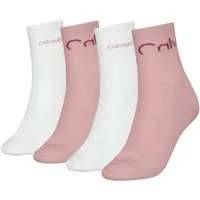 Calvin Klein Jeans Socken CKJ WOMEN SHORT SOCK CUT LOGO ECOM (4 Paar)