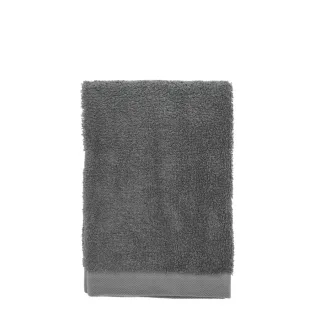Södahl Handtuch Organic Comfort ash 50x100cm | Bio-Baumwolle. Saugstarkes Wellness-Handtuch in zeitlosem Grau-Ton für Ihr modernes Badezimmer.