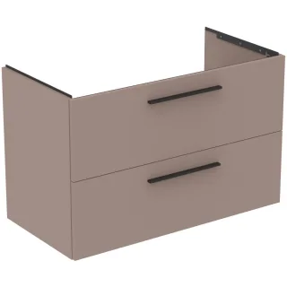 Ideal Standard MWT-Unterschrank i.life B 2 Auszüge Siphon re. 1000x505x630mm Greige matt, T5585NH T5585NH