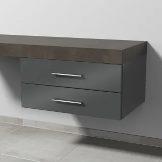 Sanipa Unterschrank 2morrow (G2212) 340x700x520 Anthrazit-Glanz, G221279 G221279