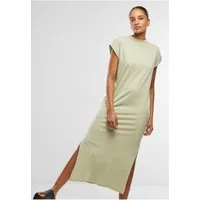 URBAN CLASSICS Sweatkleid Ladies Long Extended Shoulder Dress XS bis 5XL