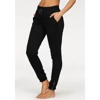 Bench. Loungewear Relaxhose mit schmalem Bein und Zipper am Saum, Loungewear