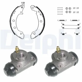 Delphi Bremsbacken vormontiert hinten Alfa Romeo Fiat Lancia KP911