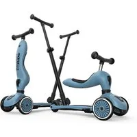 Scoot and Ride Dreiradscooter Highwaykick 1 Push&Go Kinderroller 2in1 Schiebestange höhenverstellbar