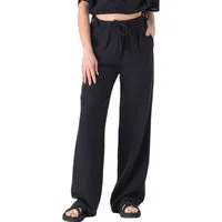 WENOR Palazzohose Damen Musselin-Hose - Sommerhose 100 % Baumwolle, elastischer Bund Weiter Beinverlauf, Musselinstruktur, luftiger Schnitt