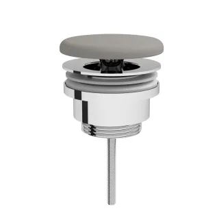 VitrA Zubehör Schaftventil mit Ventildeckel aus Keramik Steingrau Matt mit VitrA Clean,6392L476-0159 6392L476-0159