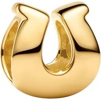 Pandora Bead 764517C00, Goldfarbener Charm Hufeisen Mini