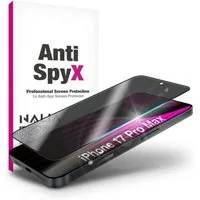 Nalia Schutzfolie Apple iPhone 17 Pro Max, Anti-Spy Privacy Glas / Diskreter Blickschutz / 9H Display Schutzglas