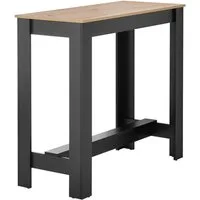 Stolkom Sp.z.o.o. Bartisch Modesto Küchentisch, Bistrotisch, Stehtisch Küche, BxHxT 115x103x50 cm, Grozügige Fläche, Stabiler Halt, Tischplatte melaminbeschichtet