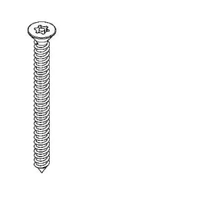 KWC Aquarotter Schraube, Edst., 5,5x63, PIN-Torx, 2000109291, 2000109291 2000109291