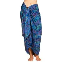 PANASIAM Sarong Pareo Tuch aus Viskose - blickdichtes Unisex Strandtuch & Wickelkleid, Viskose, in Größe L & XL - Wickelrock oder Bikini Cover-up für Damen & Herren