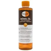 Renuwell Renuwell Möbel-Öl Leinöl-Firnis 500 ml Natürliches Pflegeöl für Holz Möbelpflegeöl-Set